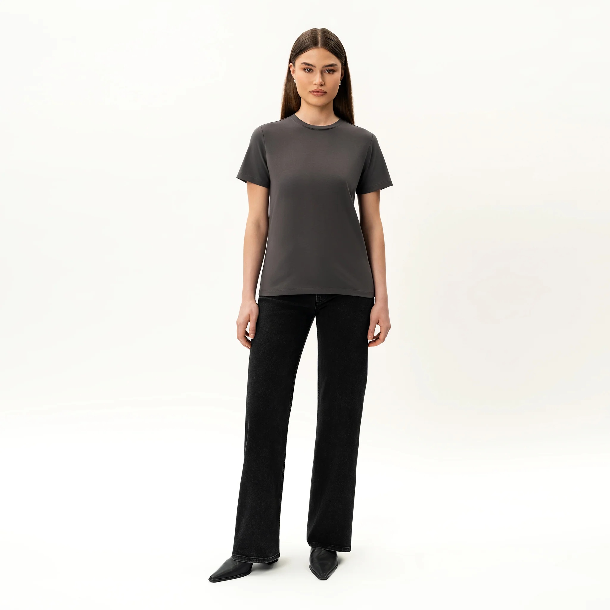Fitted Pima T-shirt - Image 4