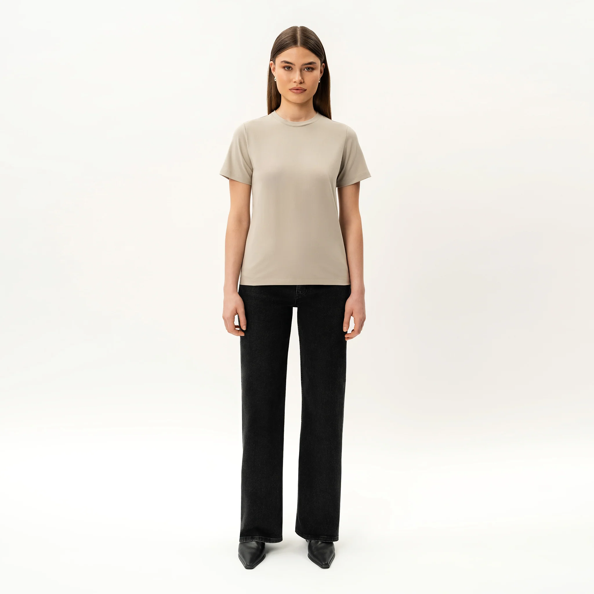 Fitted Pima T-shirt - Image 4