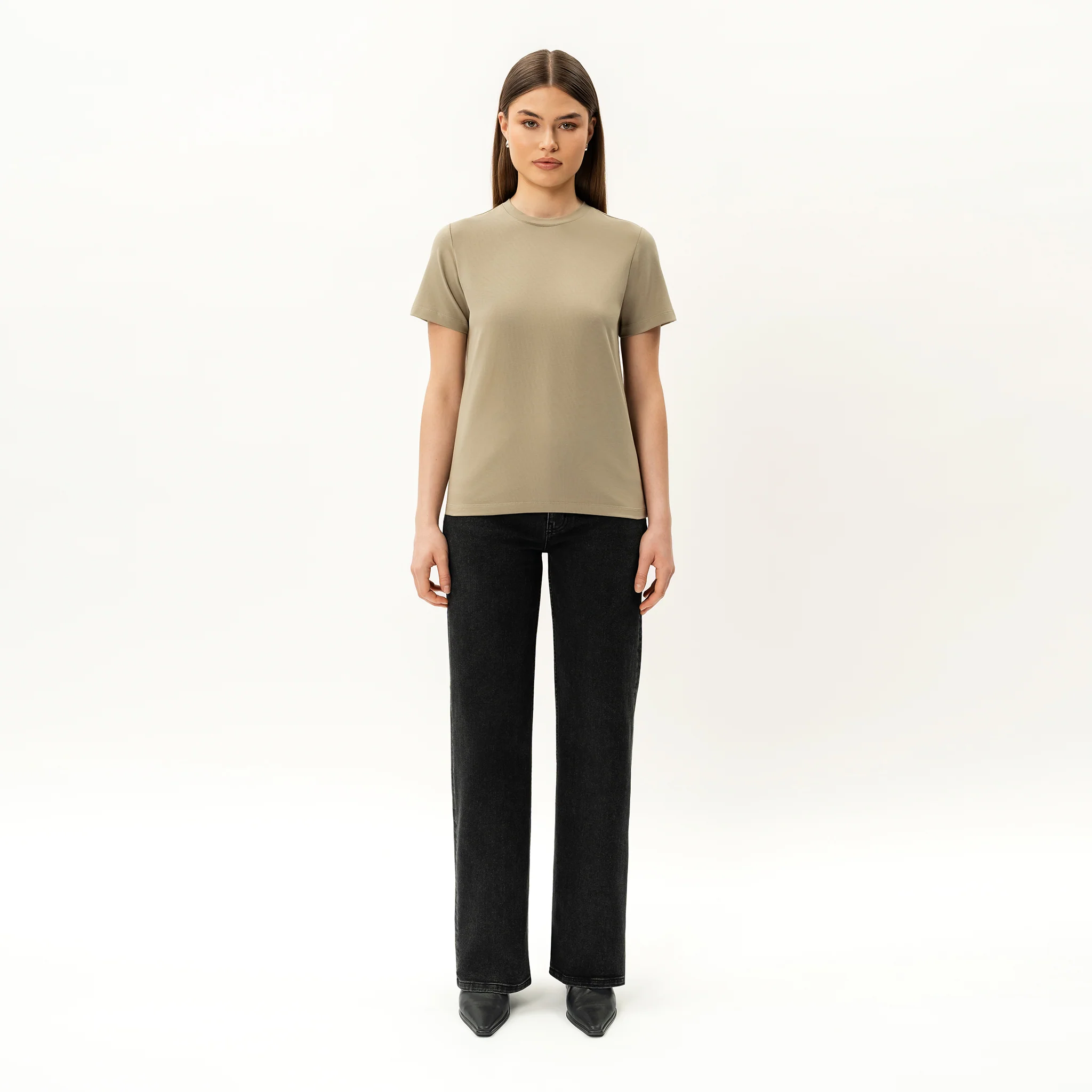 Fitted Pima T-shirt - Image 4