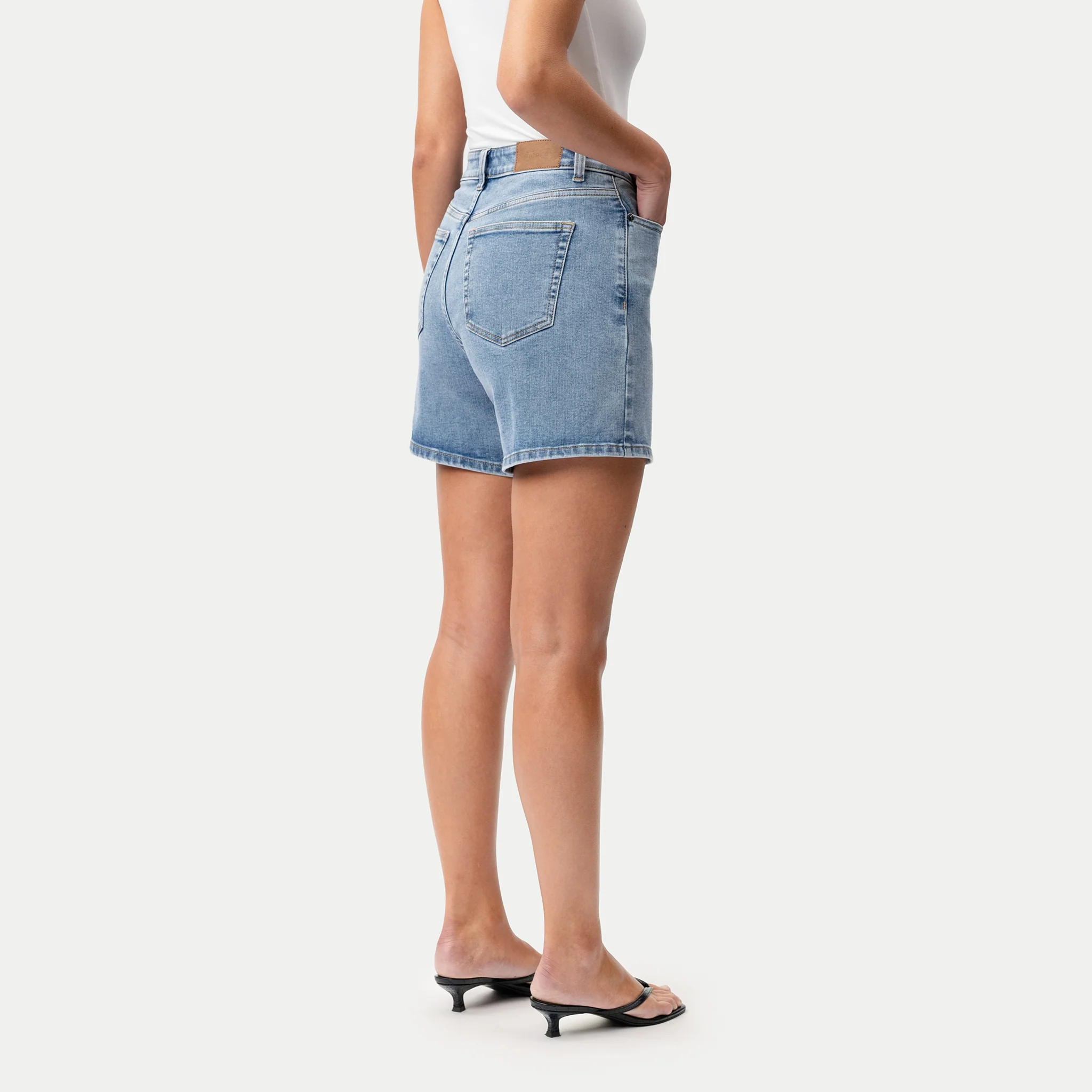 Stretchy ComfortDenim™ Shorts - Image 11