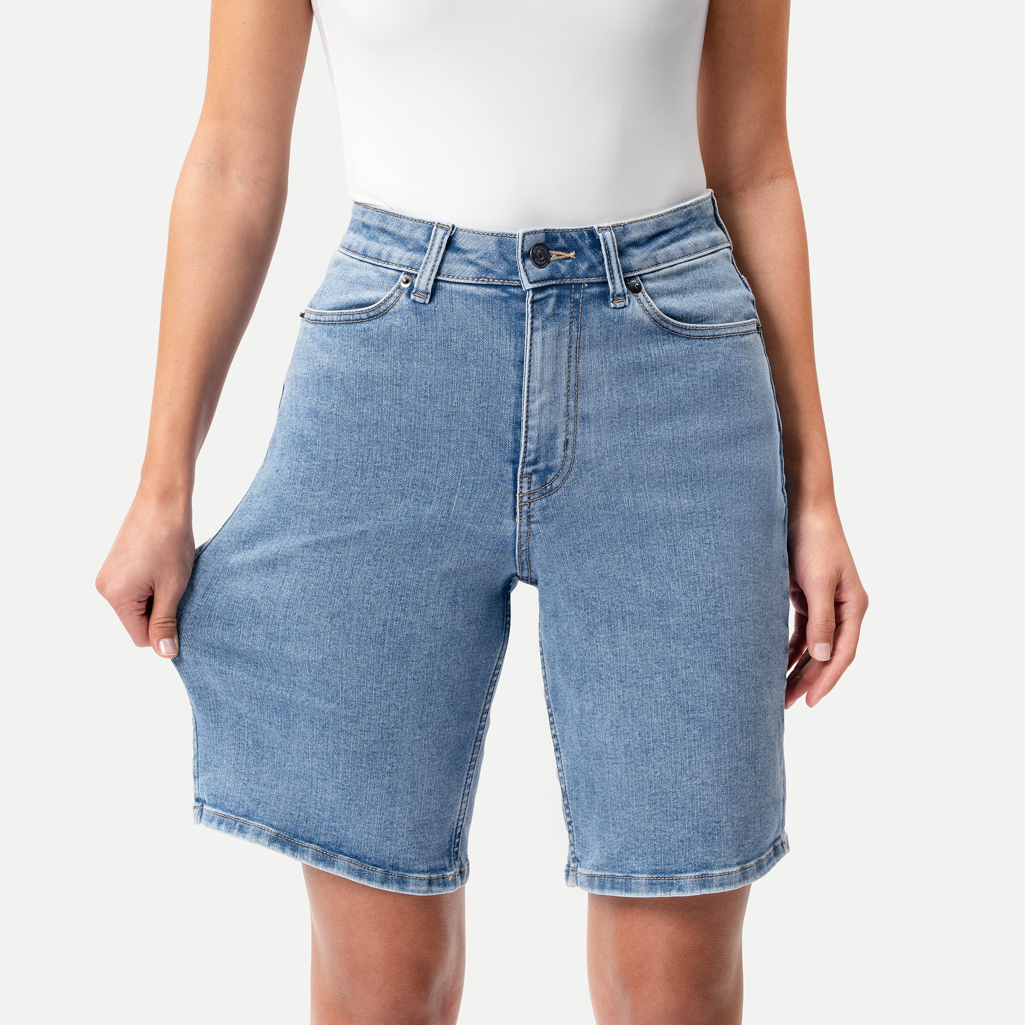Stretchy ComfortDenim™ Shorts - Image 18