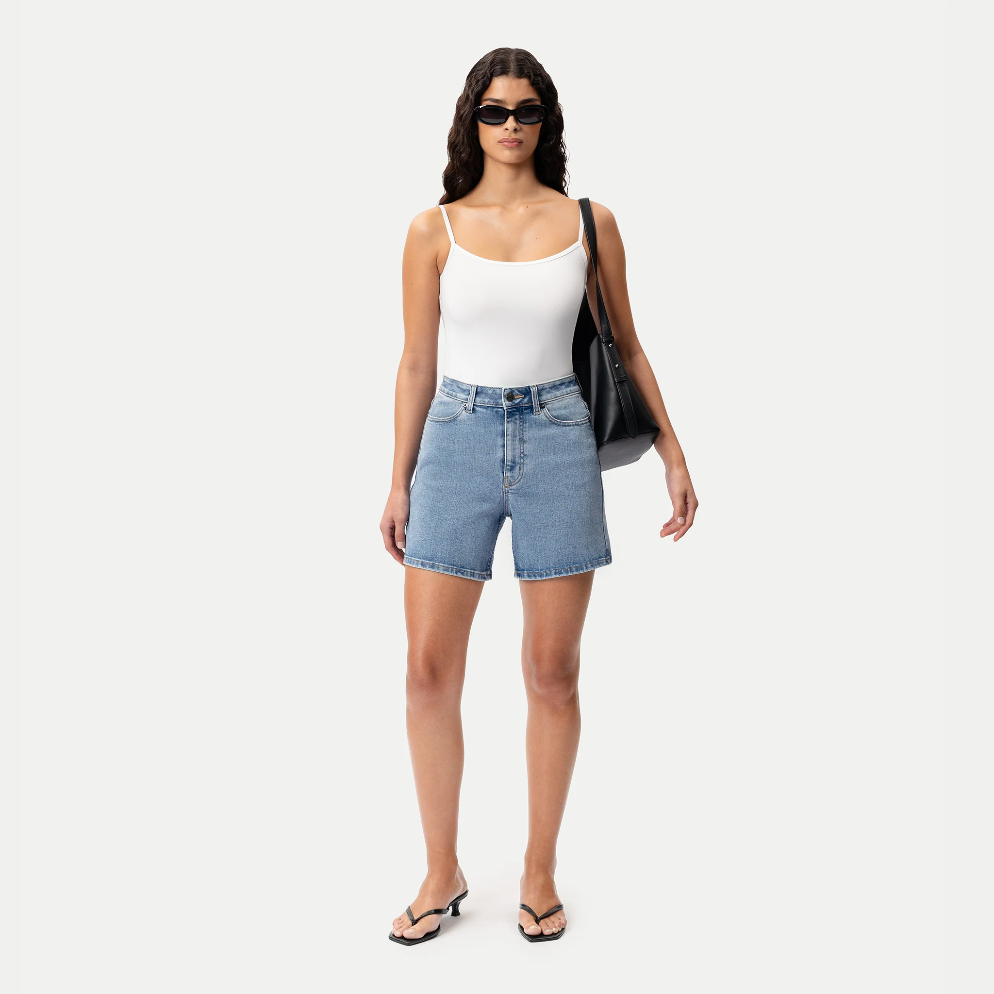 Stretchy ComfortDenim™ Shorts - Image 2