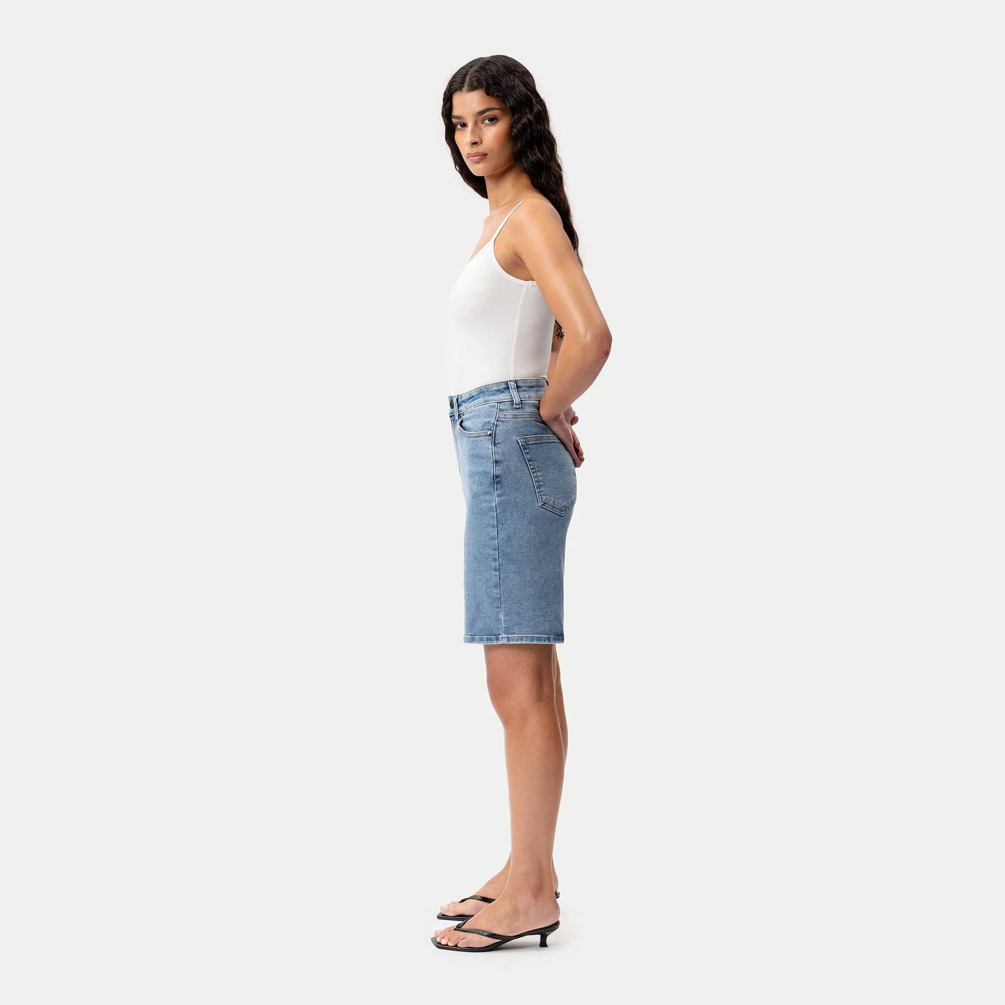 Stretchy ComfortDenim™ Shorts - Image 22