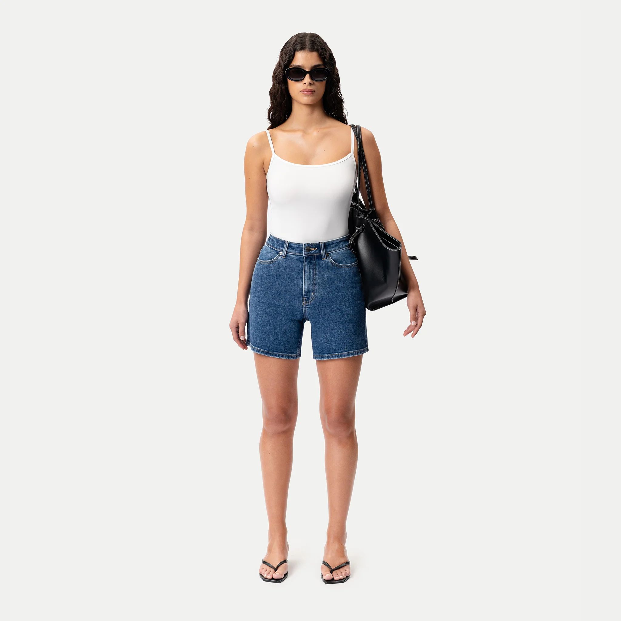 Stretchy ComfortDenim™ Shorts - Image 2