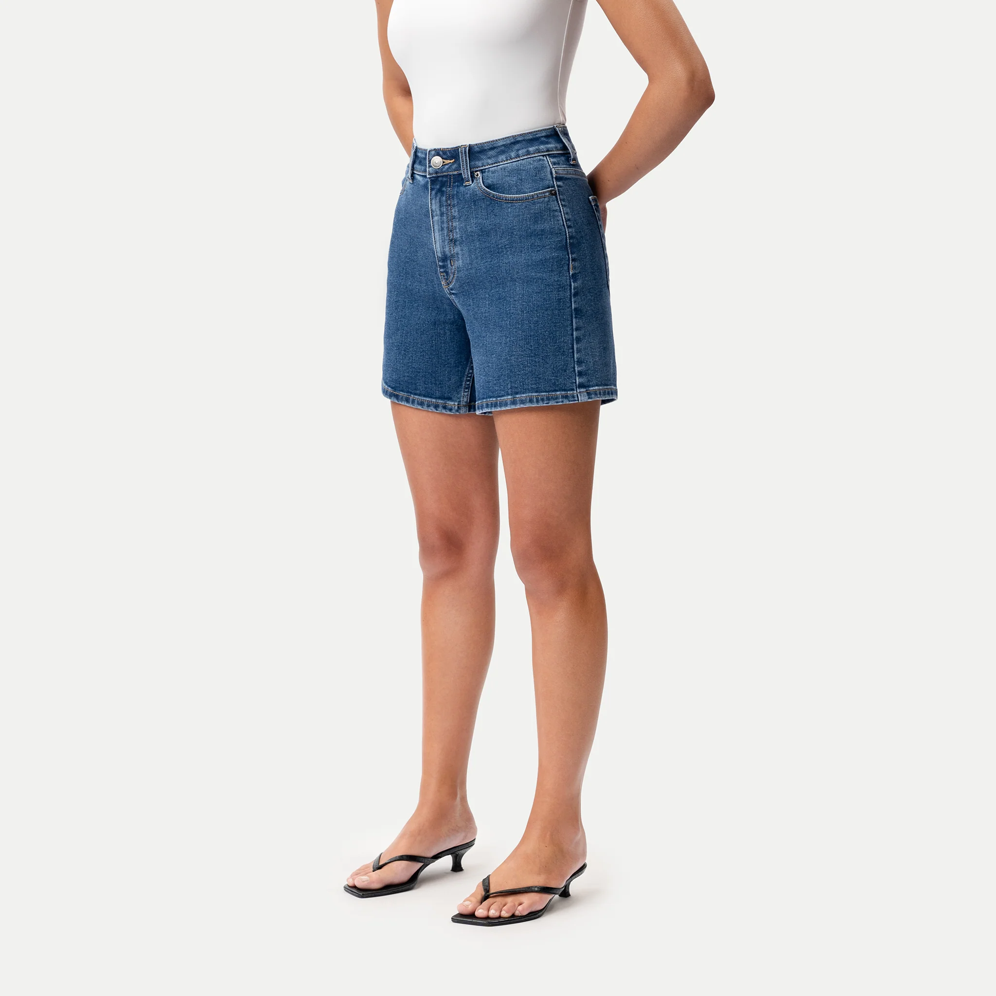 Stretchy ComfortDenim™ Shorts - Image 8